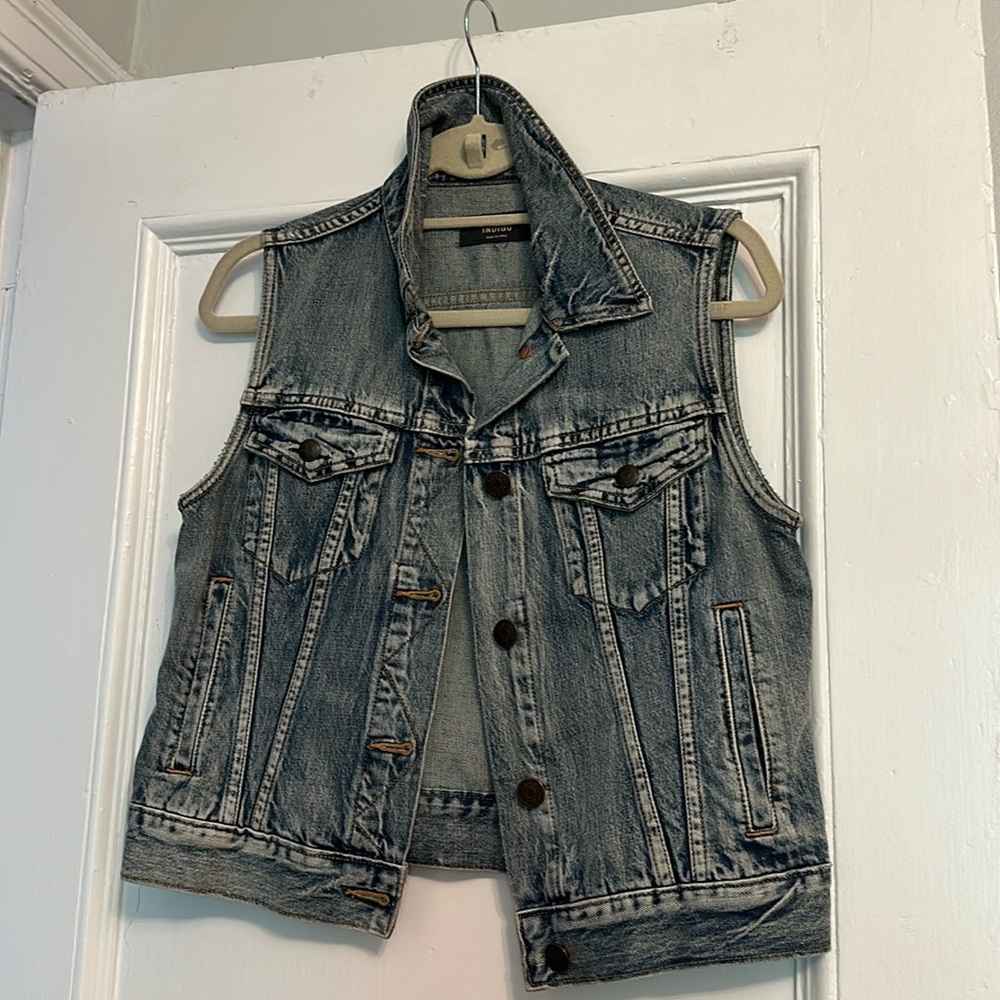 Jcrew denim vest.  Perfect condition!